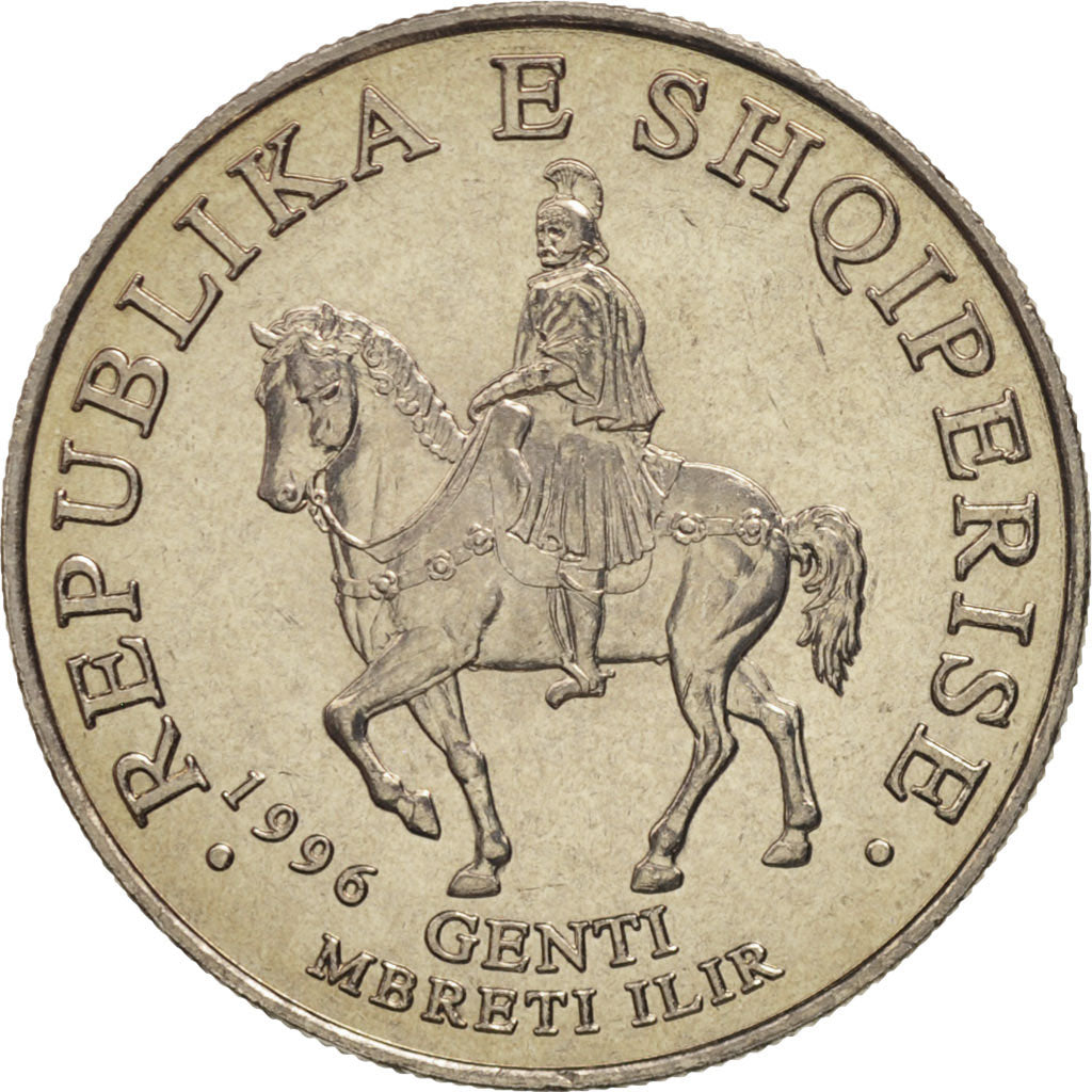Albania, 50 Lekë, 1996, MS(63), Copper-nickel, KM:79