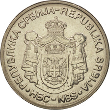 Coin, Serbia, 20 Dinara, 2006, MS(60-62), Copper-Nickel-Zinc, KM:42