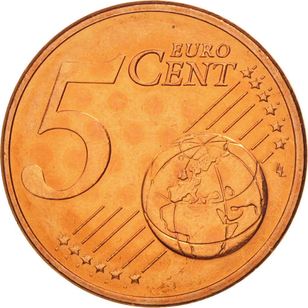 Malta, 5 Euro Cent, 2008, SPL, Acciaio placcato rame, KM:127