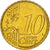 Malta, 10 Euro Cent, 2008, UNZ+, Messing, KM:128