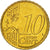 Malta, 10 Euro Cent, 2008, MS(64), Brass, KM:128