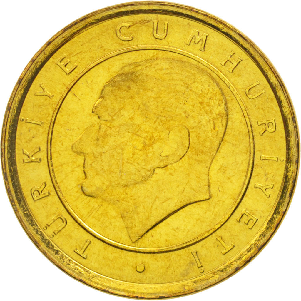 Coin, Turkey, New Kurus, 2005, Istanbul, MS(64), Aluminum-Bronze, KM:1164