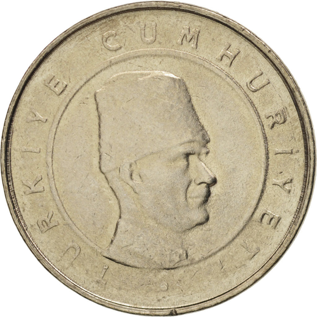 Coin, Turkey, 10 New Kurus, 2006, Istanbul, MS(64), Copper-Nickel-Zinc, KM:1166