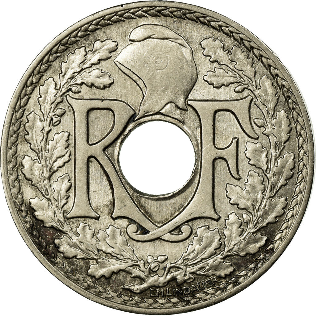 Coin, France, Lindauer, 25 Centimes, 1916, AU(50-53), Nickel, KM:867