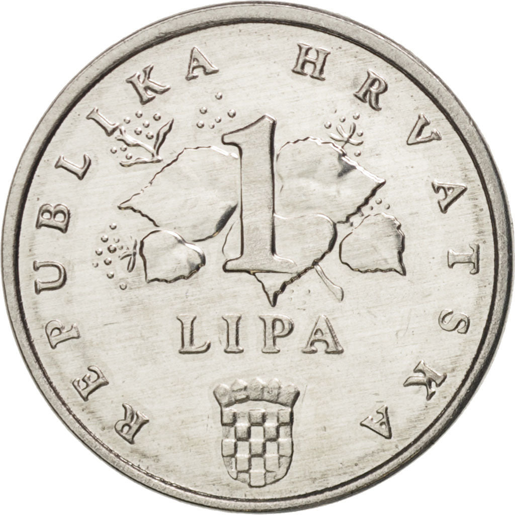 Coin, Croatia, Lipa, 2001, MS(64), Aluminum, KM:3