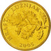 Coin, Croatia, 5 Lipa, 2005, MS(65-70), Brass plated steel, KM:5