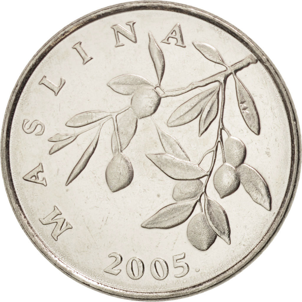 Moneta, Croazia, 20 Lipa, 2005, SPL+, Acciaio placcato nichel, KM:7