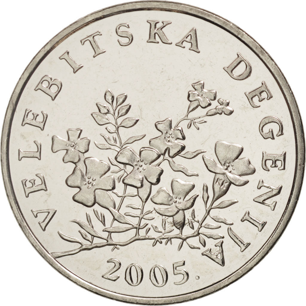 Coin, Croatia, 50 Lipa, 2005, MS(64), Nickel plated steel, KM:8