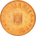 Coin, Romania, 5 Bani, 2005, Bucharest, MS(64), Copper Plated Steel, KM:190