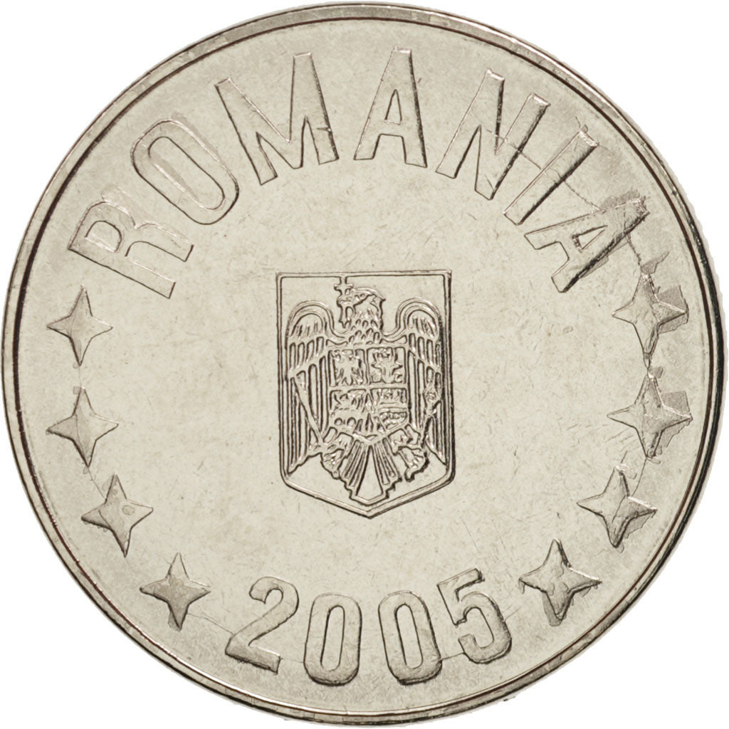 Monnaie, Roumanie, 10 Bani, 2005, Bucharest, SUP+, Nickel plated steel, KM:191