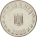 Coin, Romania, 10 Bani, 2005, Bucharest, MS(60-62), Nickel plated steel, KM:191