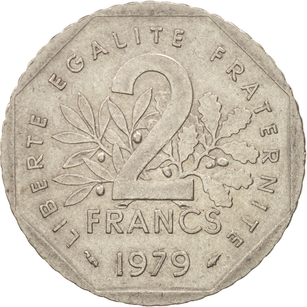 Moneta, Francia, Semeuse, 2 Francs, 1979, SPL, Nichel, KM:942.1, Gadoury:547