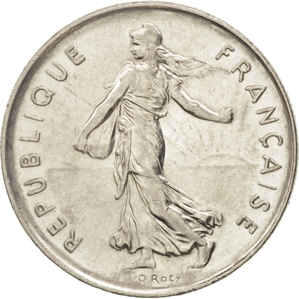 Coin, France, Semeuse, 5 Francs, 1987, Paris, MS(63), Nickel Clad Copper-Nickel