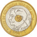 Francia, Pierre de Coubertin, 20 Francs, 1994, SC, Trimetálico, KM:1036