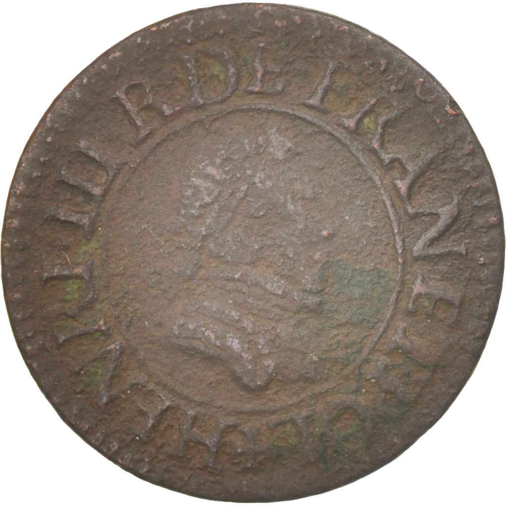 Münze, Frankreich, Denier Tournois, 1578, Paris, S, Kupfer, CGKL:90