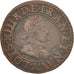 France, Louis XIII, Double tournois, 1620/17, Paris, EF(40-45), Copper, KM:61.1