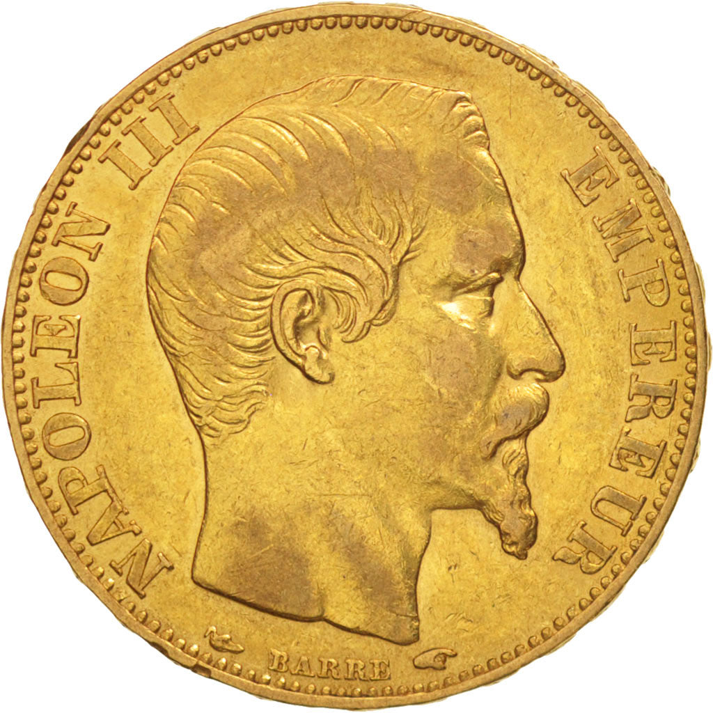 Munten, Frankrijk, Napoleon III, Napoléon III, 20 Francs, 1855, Paris, ZF
