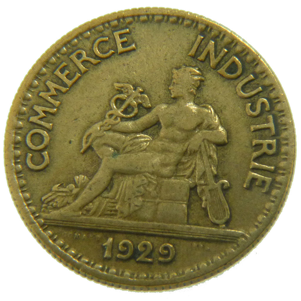 FRANCE, Chambre de commerce, 50 Centimes, 1929, KM #884, EF(40-45),...