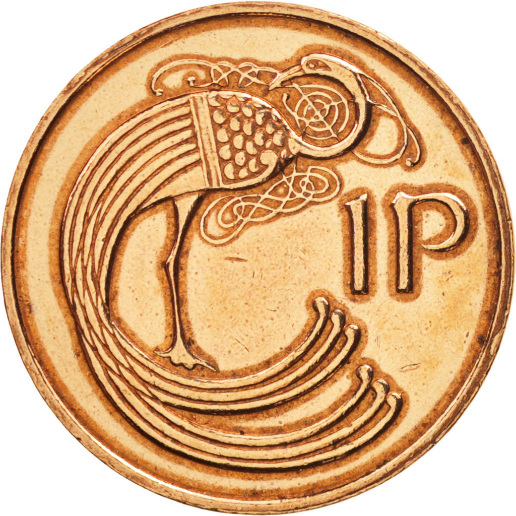 IRELAND REPUBLIC, Penny, 1988, AU(50-53), Bronze, KM:20