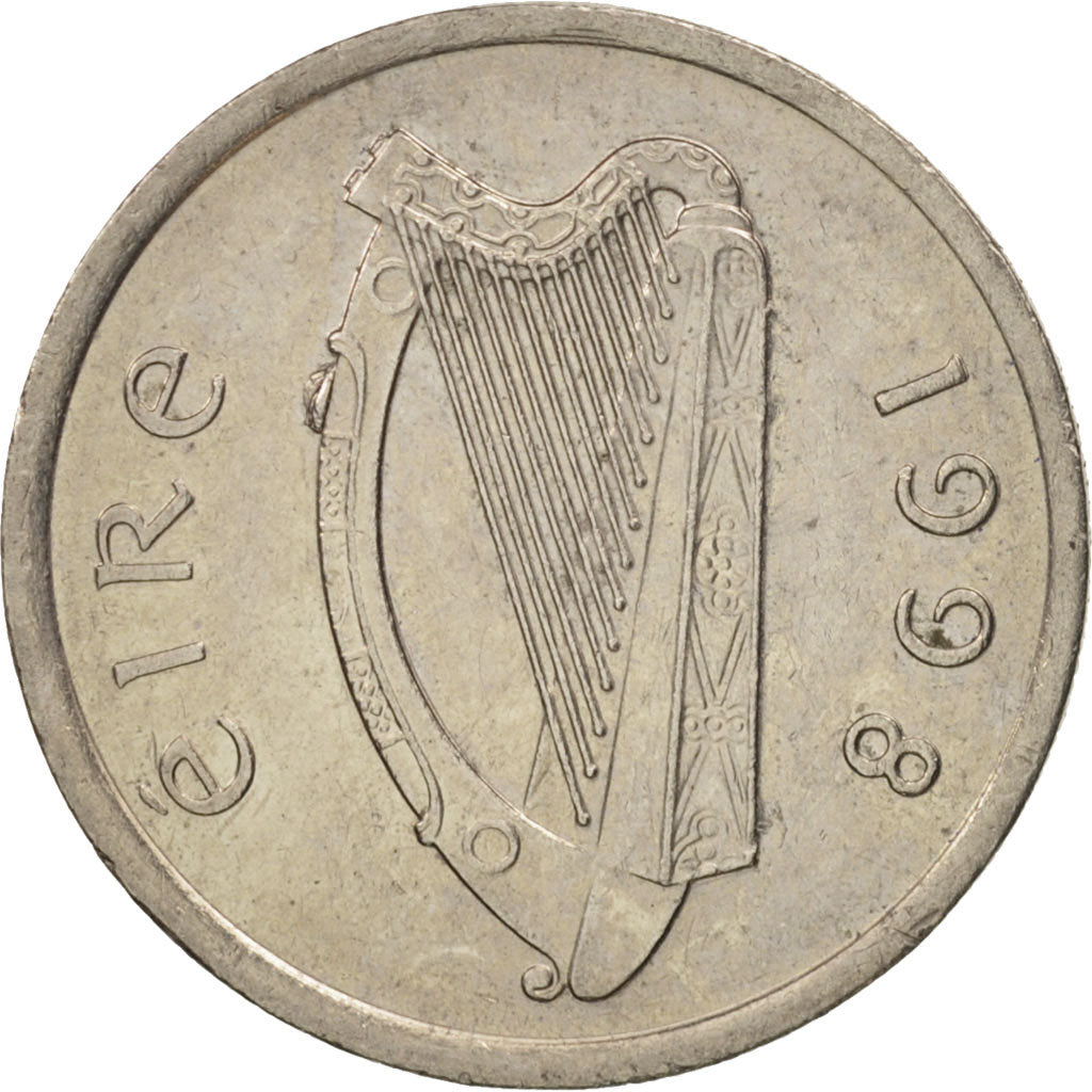 IRELAND REPUBLIC, 5 Pence, 1998, SUP+, Copper-nickel, KM:28