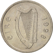 IRELAND REPUBLIC, 5 Pence, 1998, SUP+, Copper-nickel, KM:28
