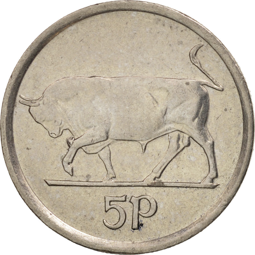 IRELAND REPUBLIC, 5 Pence, 1998, SUP+, Copper-nickel, KM:28