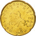 Slovenia, 20 Euro Cent, 2007, SPL+, Ottone, KM:72