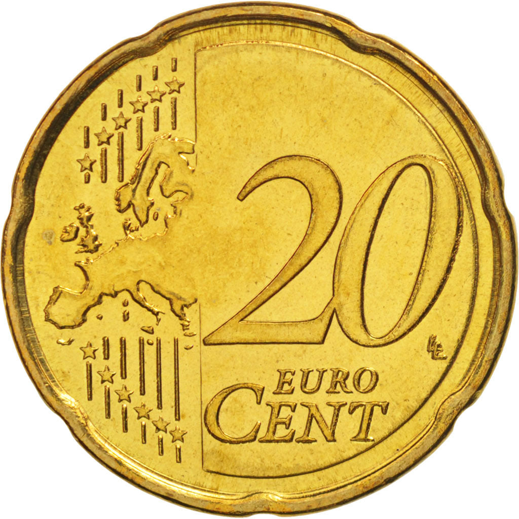 Slovenia, 20 Euro Cent, 2007, SPL+, Ottone, KM:72
