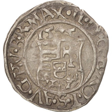 Hongrie, Maximilian II, Denar, 1575, Kremnitz, TTB, Argent