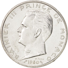 Coin, Monaco, Rainier III, 5 Francs, 1966, MS(64), Silver, KM:141