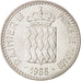 Moneda, Mónaco, Rainier III, 10 Francs, 1966, SC+, Plata, KM:146