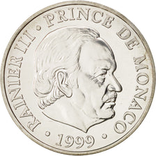 Coin, Monaco, Rainier III, 100 Francs, 1999, Paris, MS(64), Silver, KM:175