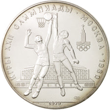 Coin, Russia, 10 Roubles, 1979, Leningrad, MS(64), Silver, KM:168