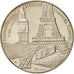 Frankreich, Medal, Tunnel sous la Manche - Elizabeth II, Mitterrand, History