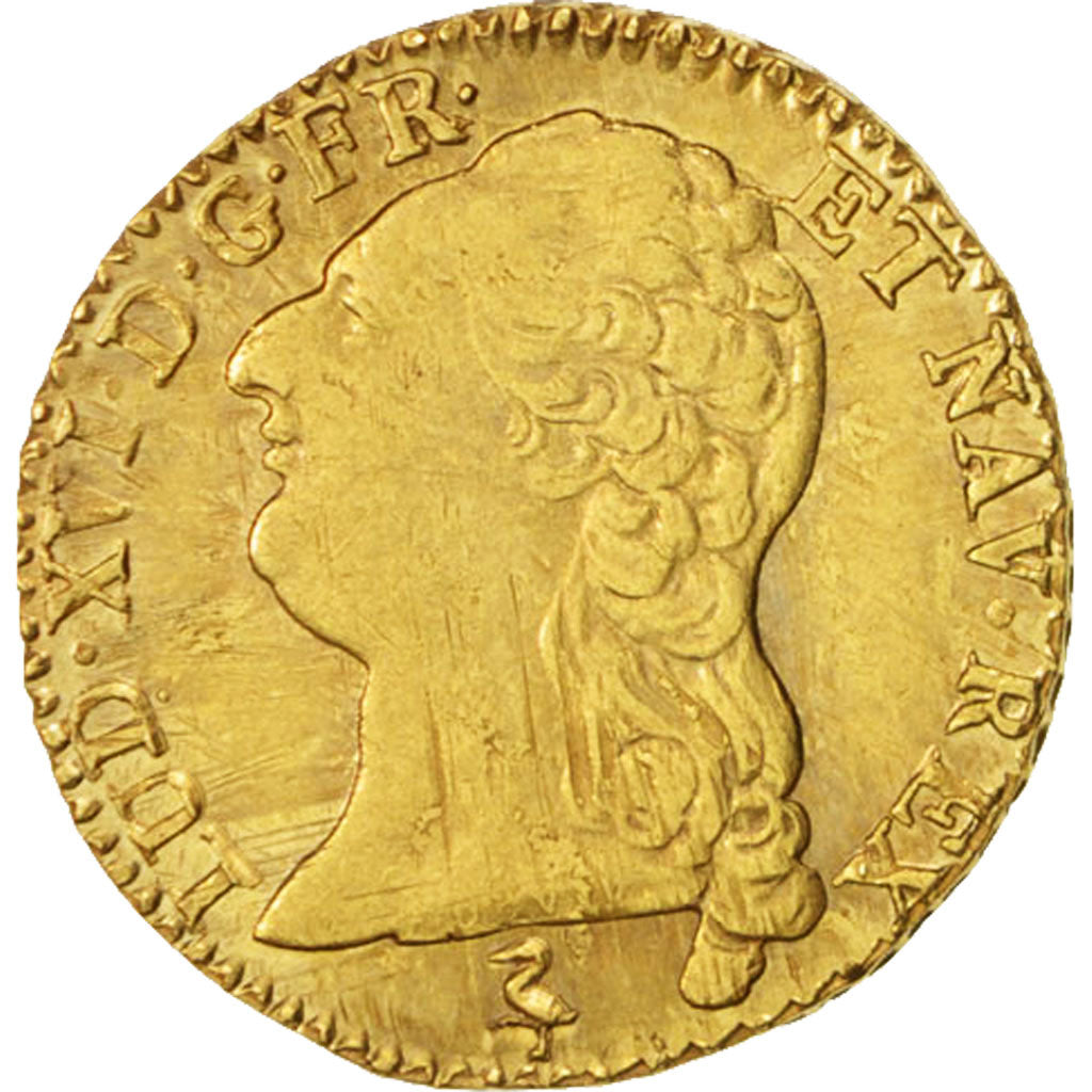 Moneda, Francia, Louis XVI, Louis d'or à la tête nue, Louis d'Or, 1787, Paris