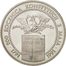 Coin, Poland, 200000 Zlotych, 1991, MS(65-70), Silver, KM:218