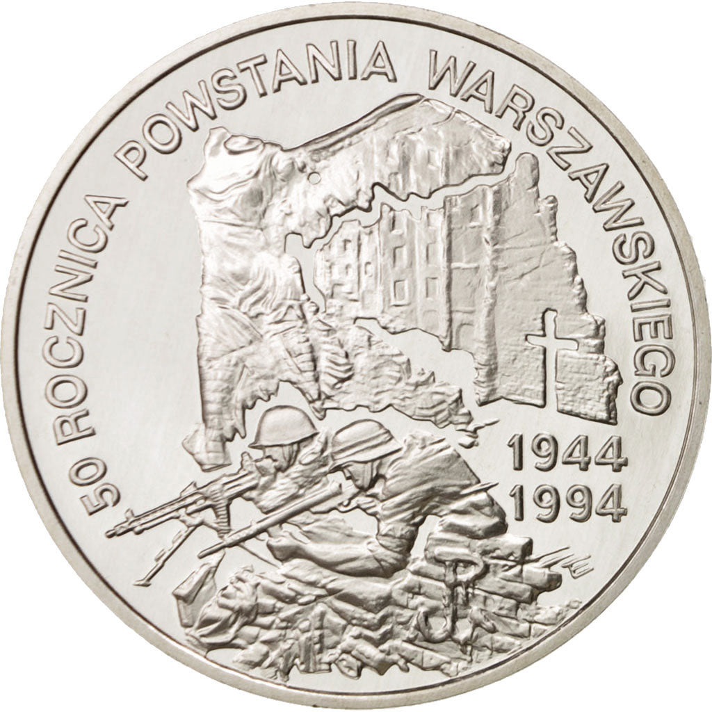 Poland, 300000 Zlotych, 1994, MS(65-70), Silver, KM:269