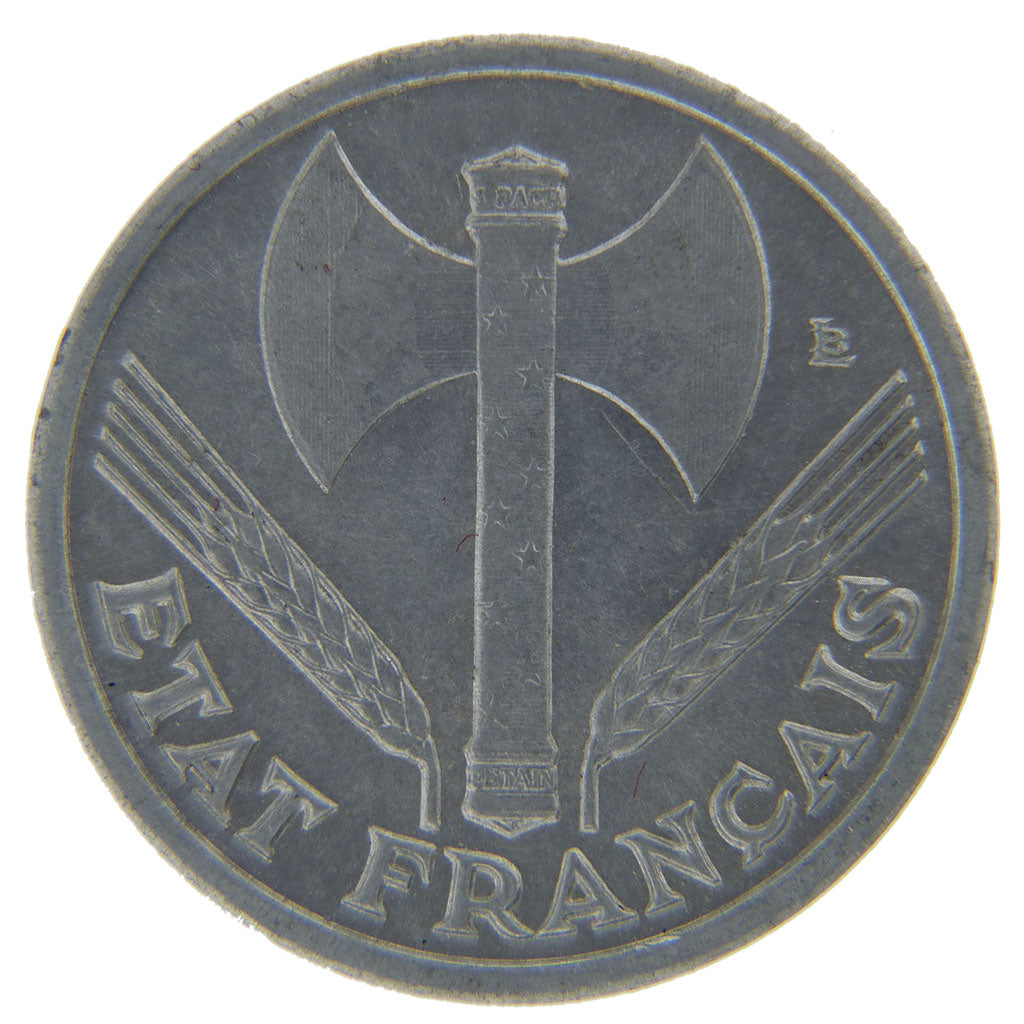 FRANCE, Bazor, 1 Franc, 1944, MS(65-70), Aluminium, 23, Gadoury #471, 1.30