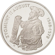 Poland, 10 Zlotych, 1996, MS(65-70), Silver, KM:308