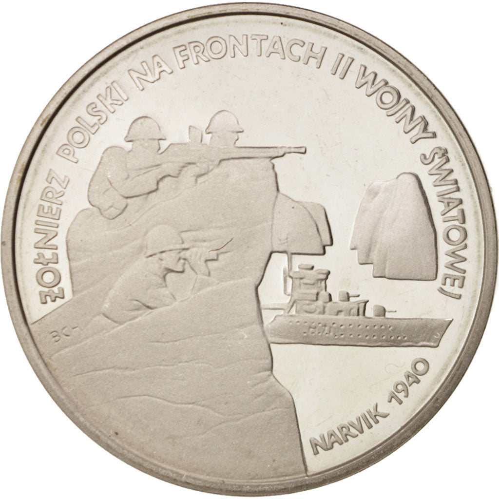 Poland, 100000 Zlotych, 1991, MS(65-70), Silver, KM:236