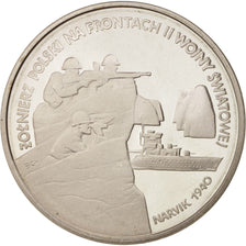 Poland, 100000 Zlotych, 1991, MS(65-70), Silver, KM:236