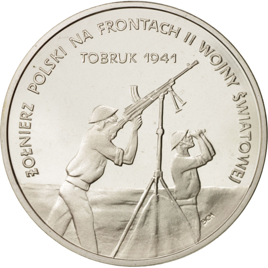 Poland, 100000 Zlotych, 1991, MS(65-70), Silver, KM:238