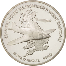 Poland, 100000 Zlotych, 1991, MS(65-70), Silver, KM:239