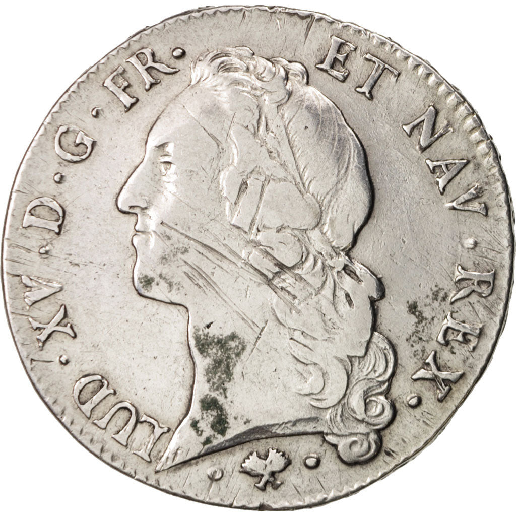 Coin, France, Louis XV, Écu au bandeau, Ecu, 1763, Bayonne, VF(30-35), Silver