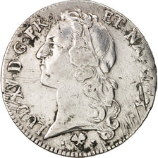 Munten, Frankrijk, Louis XV, Écu au bandeau, Ecu, 1763, Bayonne, ZF, Zilver
