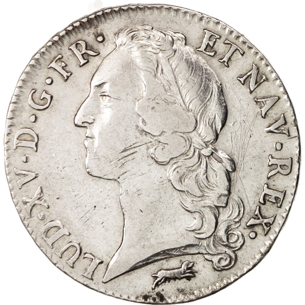 Coin, France, Louis XV, Ecu, 1764, Orléans, VF(30-35), Silver, KM:523.18