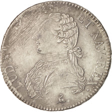 Moneda, Francia, Louis XVI, Écu aux branches d'olivier, Ecu, 1784, Paris, MBC