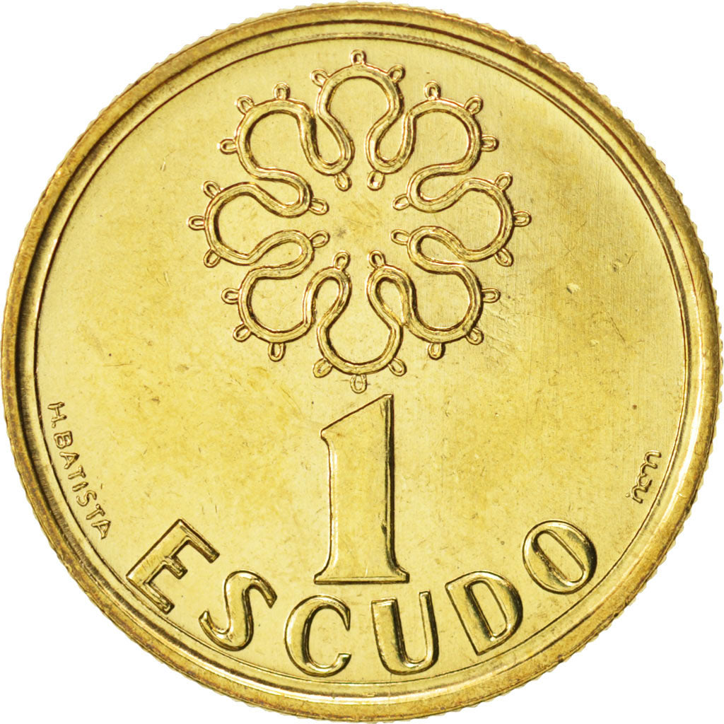 Coin, Portugal, Escudo, 2000, MS(64), Nickel-brass, KM:631