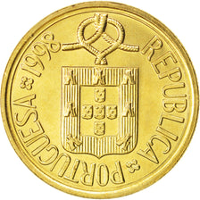 Coin, Portugal, 5 Escudos, 1998, MS(63), Nickel-brass, KM:632