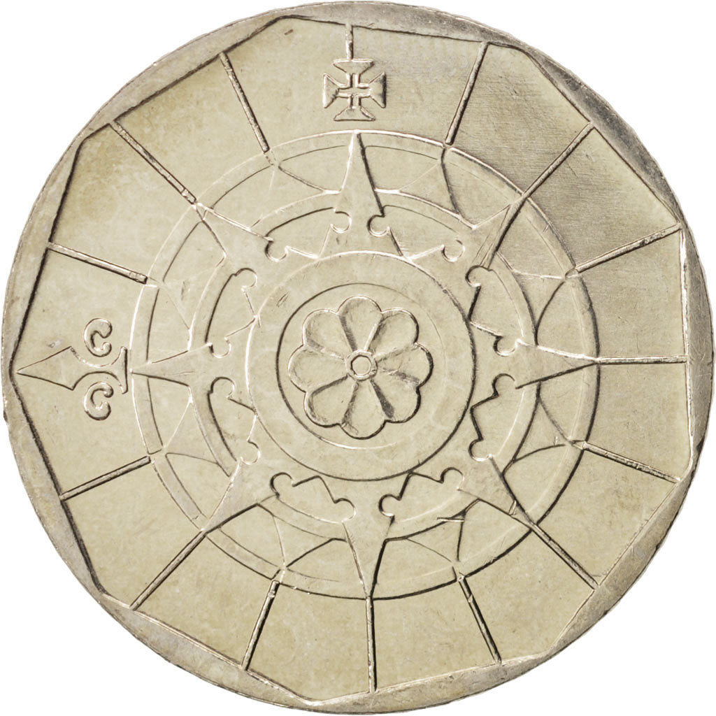 Coin, Portugal, 20 Escudos, 2000, MS(64), Copper-nickel, KM:634.2